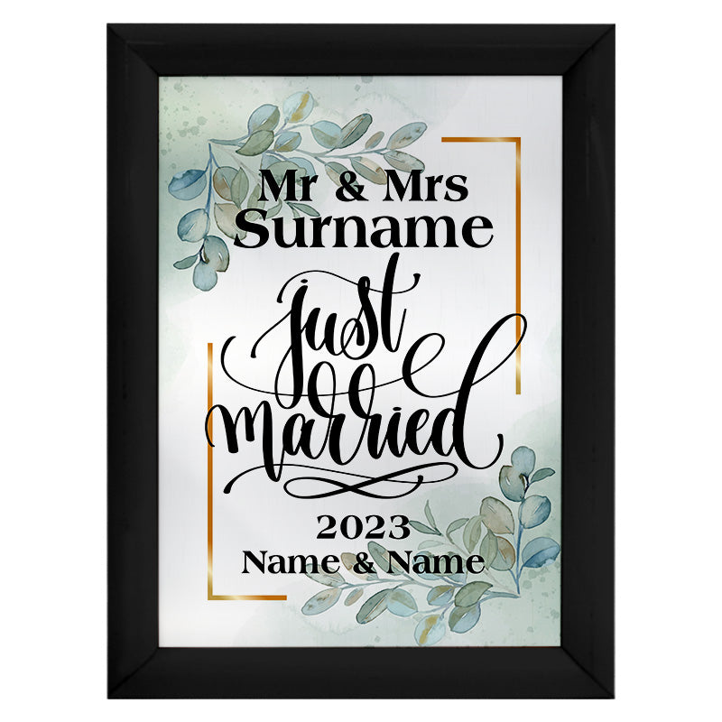 A4 Metal Sign Plaque - Frame Options Available