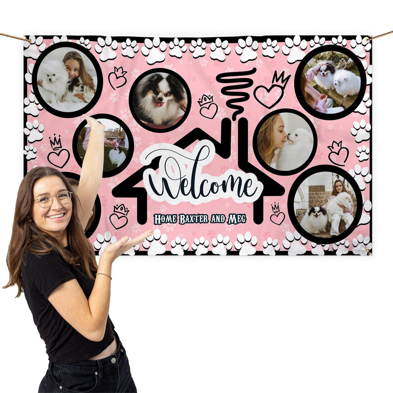 Personalised Welcome Home Banner
