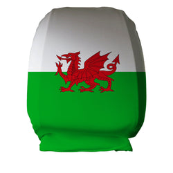 Welsh - Roaring Lions - Euro - Car Seat Headrest Cover