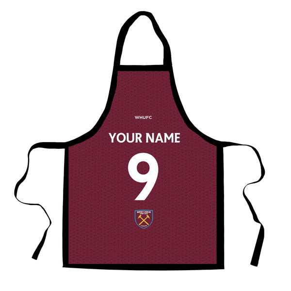 West Ham United FC - Name Number Apron - Officially Licenced