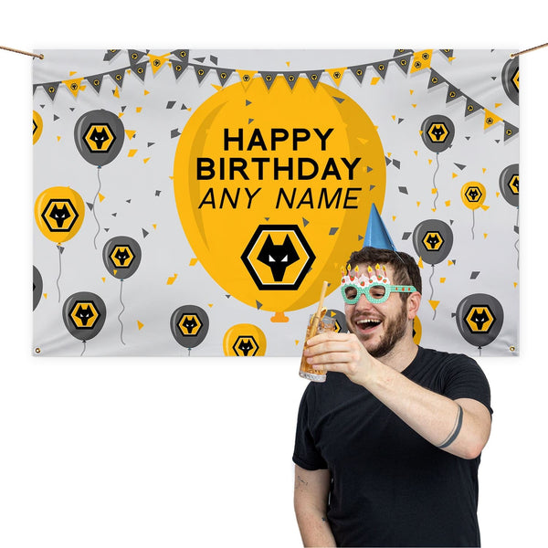 Wolves FC Birthday Party Banner