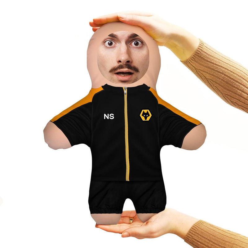 Wolves Tracksuit - Personalised Mini Me Doll - Officially Licenced