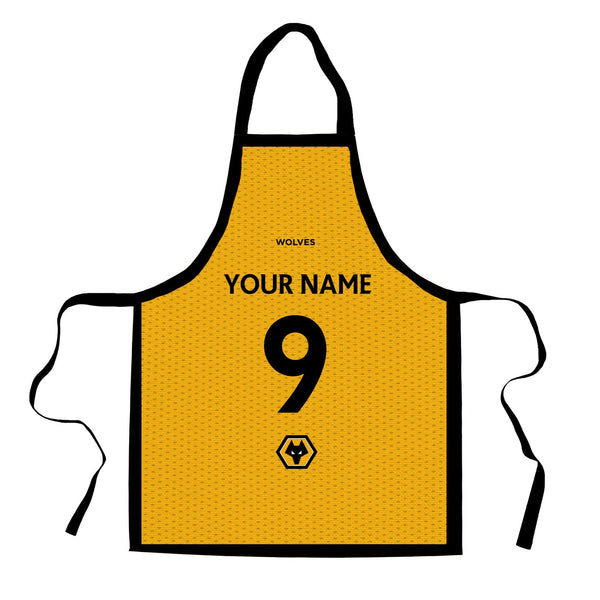 Wolves FC - Name Number Apron - Officially Licenced