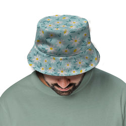 Daisies Print Custom Bucket Hat