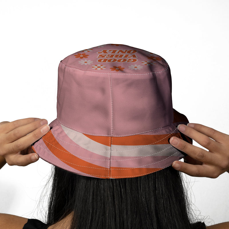 Good Vibes Only Custom Bucket Hat