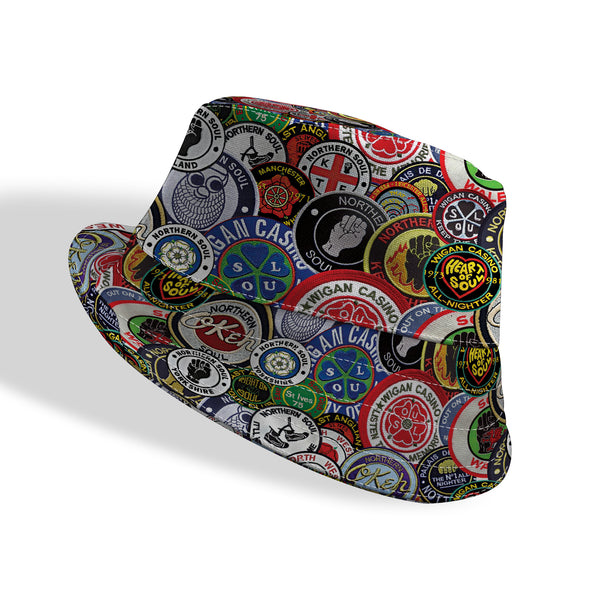 Northern Soul Patches Custom Bucket Hat
