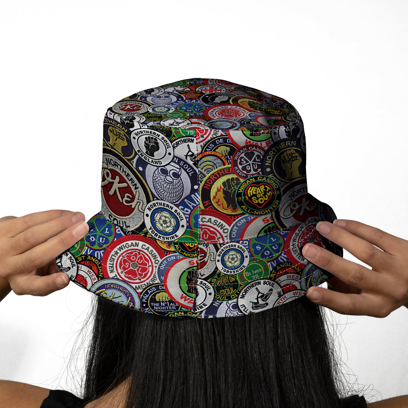 Northern Soul Patches Custom Bucket Hat