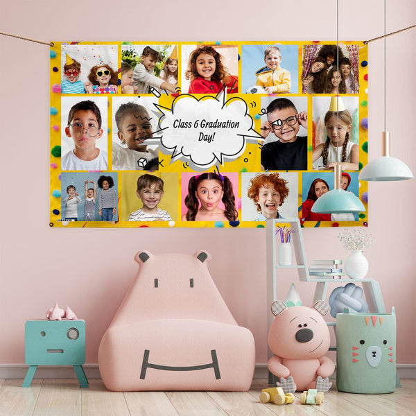 Kids Party Personalised Banner
