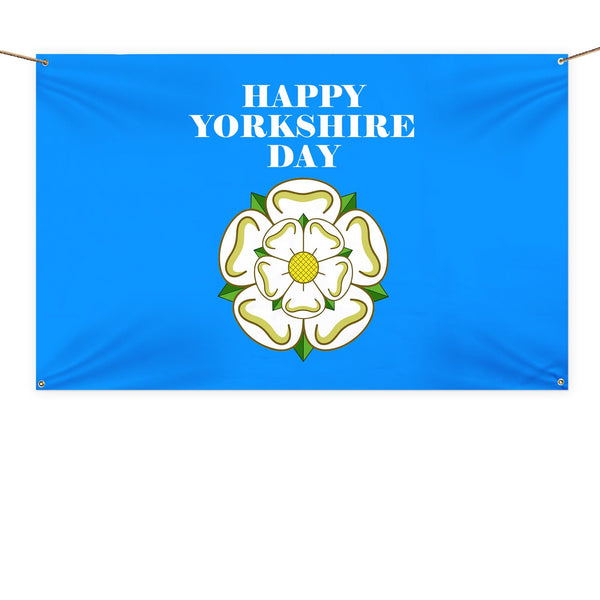 Yorkshire Rose - Personalised - 5ft x 3ft Flag