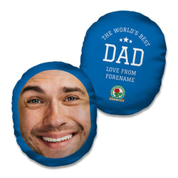 Personalised Blackburn Rovers FC World's Best Dad Mush Cush