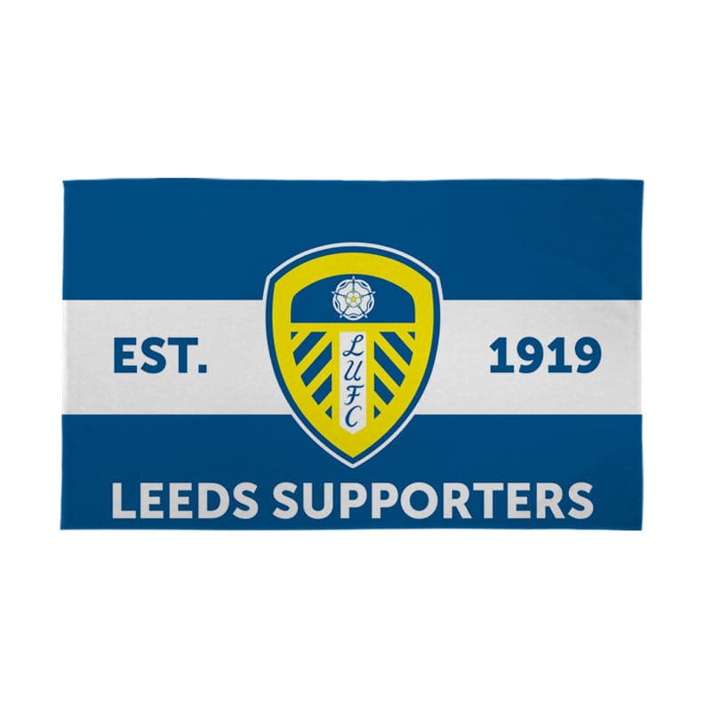 Leeds United FC Supporters 5ft x 3ft Banner
