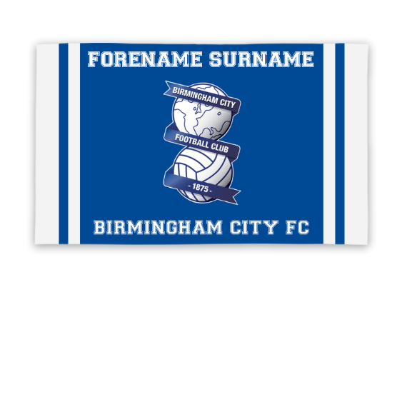 Birmingham City Crest Personalised 5ft x 3ft Banner