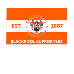 Blackpool FC Supporters Personalised 5ft x 3ft Banner