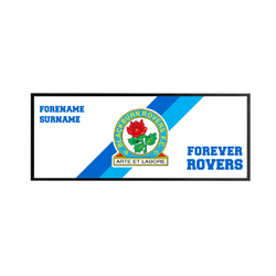 Blackburn Rovers Forever Personalised Regular Bar Runner