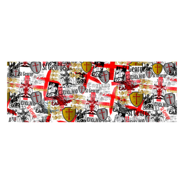 England St George All Over - Scarf - Infinity  - Chiffon