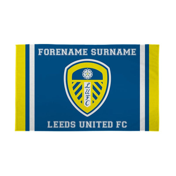 Leeds United FC Crest Personalised 5ft x 3ft Banner
