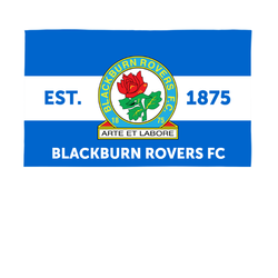 Blackburn Rovers Supporters Personalised 5ft x 3ft Banner